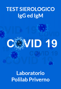 Test sierologico per COVID-19 IgG ed IgM presso il Polilab di Priverno